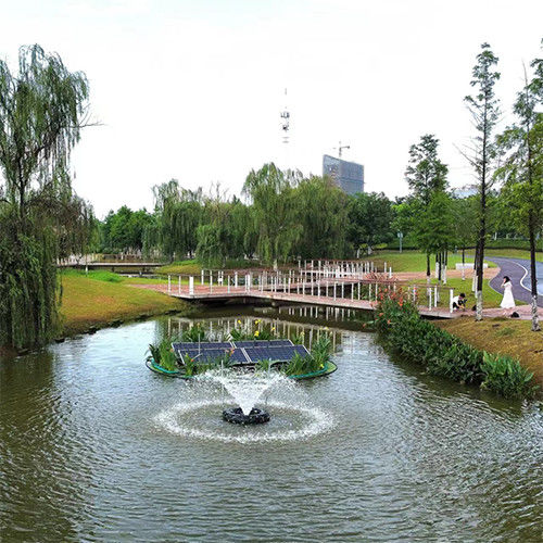 High Efficiency Solar Powered Pond Aerator 380V 0.5KW Solar Fish Pond Aerator