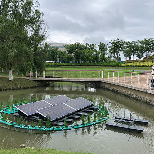 High Oxygen Solar Powered Fish Aerator Fine Air Bubble Solar Panel Pond Aerator