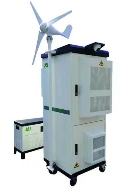 Off Grid Hybrid Solar Wind System Outdoor Communication Modular Design With High Scalability