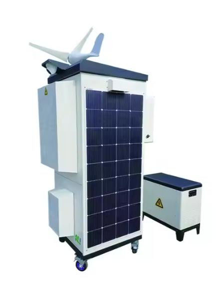 Off Grid Hybrid Solar Wind System Outdoor Communication Modular Design With High Scalability