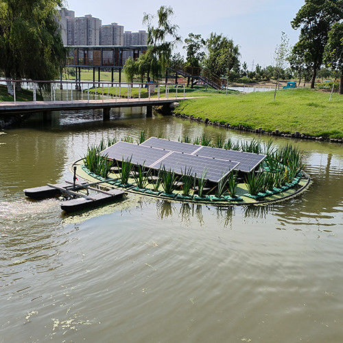 High Oxygen Solar Powered Fish Aerator Fine Air Bubble Solar Panel Pond Aerator