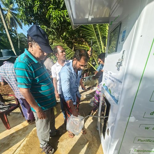 نظام تنقية المياه بالطاقة الشمسية خارج الشبكة | 5000 لتر/يوم RO+UV للمجتمعات الريفية​