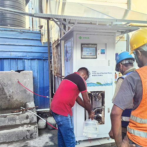 نظام تنقية المياه بالطاقة الشمسية خارج الشبكة | 5000 لتر/يوم RO+UV للمجتمعات الريفية​