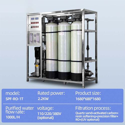 Community Uses A Medium-sized Solar-powered Reverse Osmosis Water Purification System