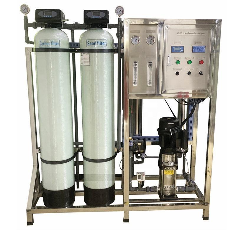 High Quality 500L Per Hour Water Purification System Seawater Desalination Water Treatment Machine Equipment System Plant