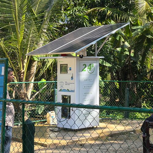 RM Water Treatment System For Pure Water Reverse Osmosis System In Community Pure Solar Water Treatment Plant