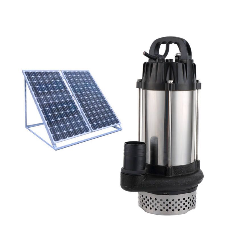 DC24v In-bulit Controller Solar Water Pump Submersible BLDC Motor Deep Well Solar Water Pump For Agriculture