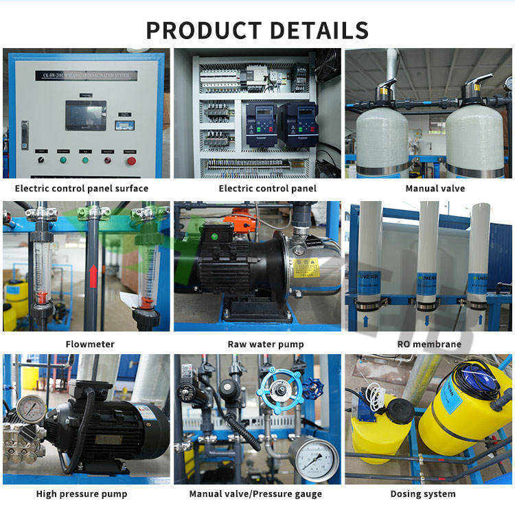 Portable Seawater Desalination Device Solar Seawater Desalination Plant Water Treatment Machinery Pure Water Equipment