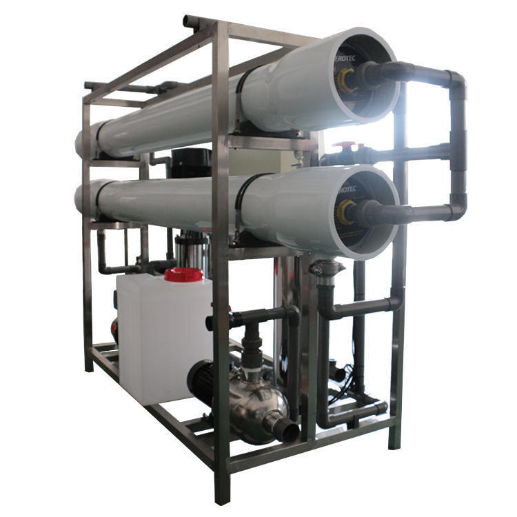 4T Seawater/Brackish Water Reverse Osmosis RO Desalination Purifier Treatment Plant/ Equipment/Machinery System With Solar