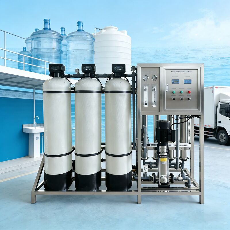 Seawater Desalination Plant Purification Water Home Ro Filter System Water Treatment Machinery Reverse Osmosis Water Filter