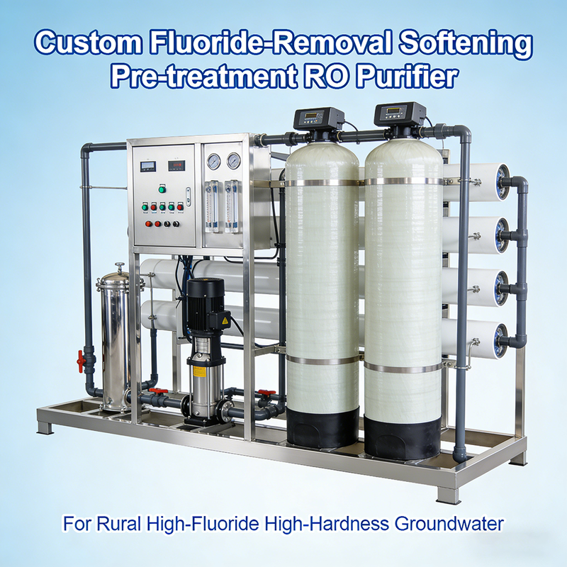 Iron Nitrate Removal Industrial RO Drinking Water System Plant Purification Machines Water RO Filtration Equipment