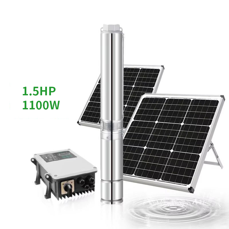 Pure Solar-powered Water Pump, Solar-powered Deep Well Submersible Pump Controller Float Ball Switch Kit, Suitable For Farm Use