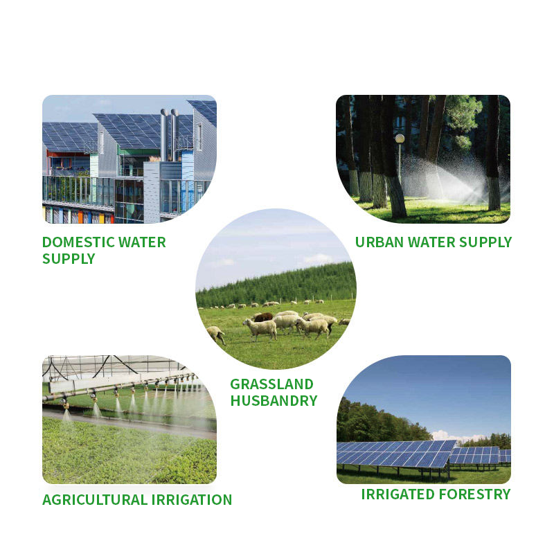 Pure Solar-powered Water Pump, Solar-powered Deep Well Submersible Pump Controller Float Ball Switch Kit, Suitable For Farm Use