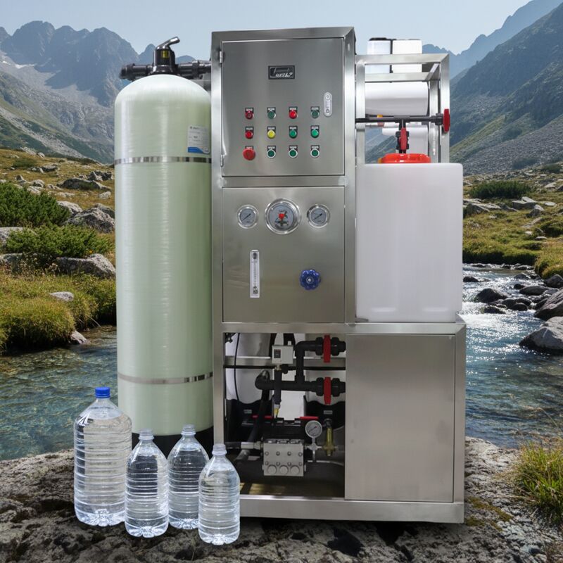 1000L/H 3000gpd Reverse Osmosis Ro Solar Power Water Desalination Plant Water Treatment Machinery Ro Water System