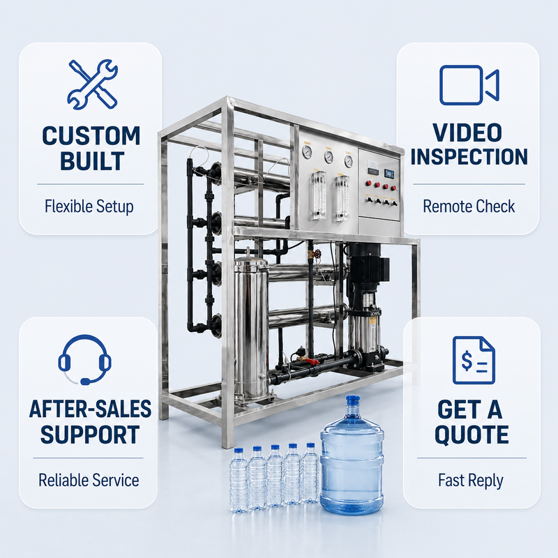 10T/H Capacity Reverse Osmosis Water Purification System with 97–99% Desalination Rate and Fully Automatic Control