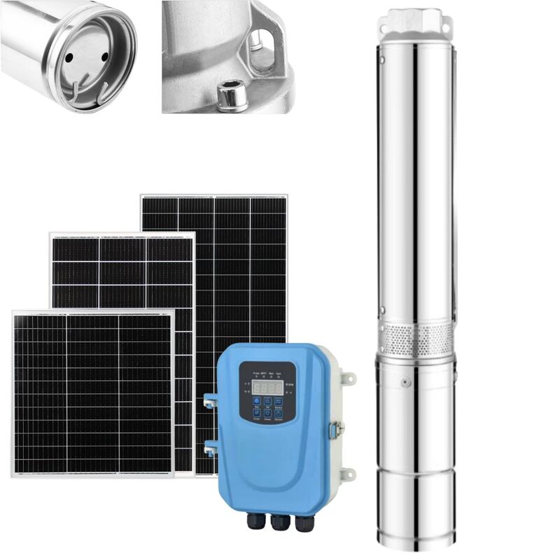 High Pressure Surface Solar Water Pump With Solar Panel, 750W, Flow 9m³h, Head 65m, 1.5