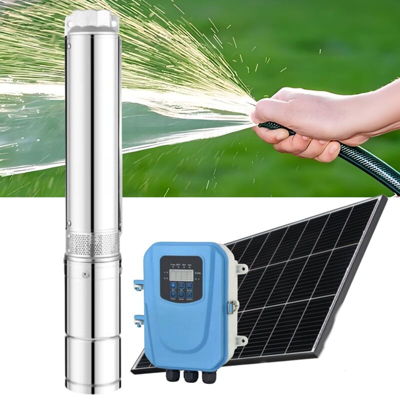 High Pressure Surface Solar Water Pump With Solar Panel, 750W, Flow 9m³h, Head 65m, 1.5
