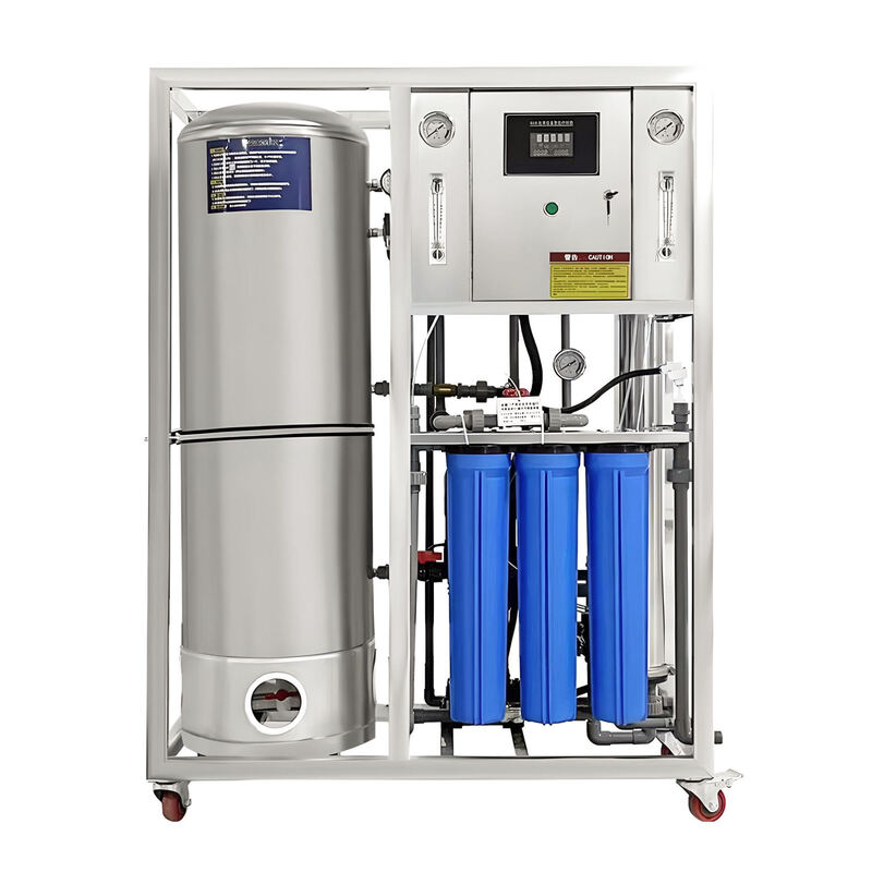 Machine de purification de l'eau à osmose inverse de 500L/h pour usines de fabrication
