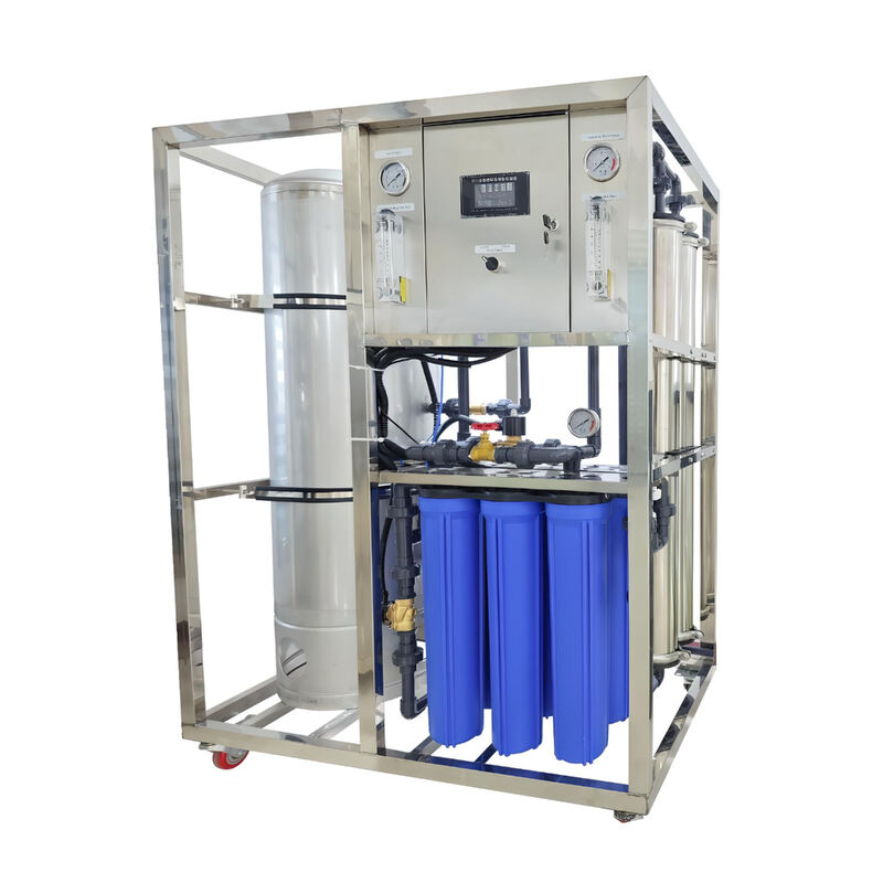 Machine de purification de l'eau à osmose inverse de 500L/h pour usines de fabrication